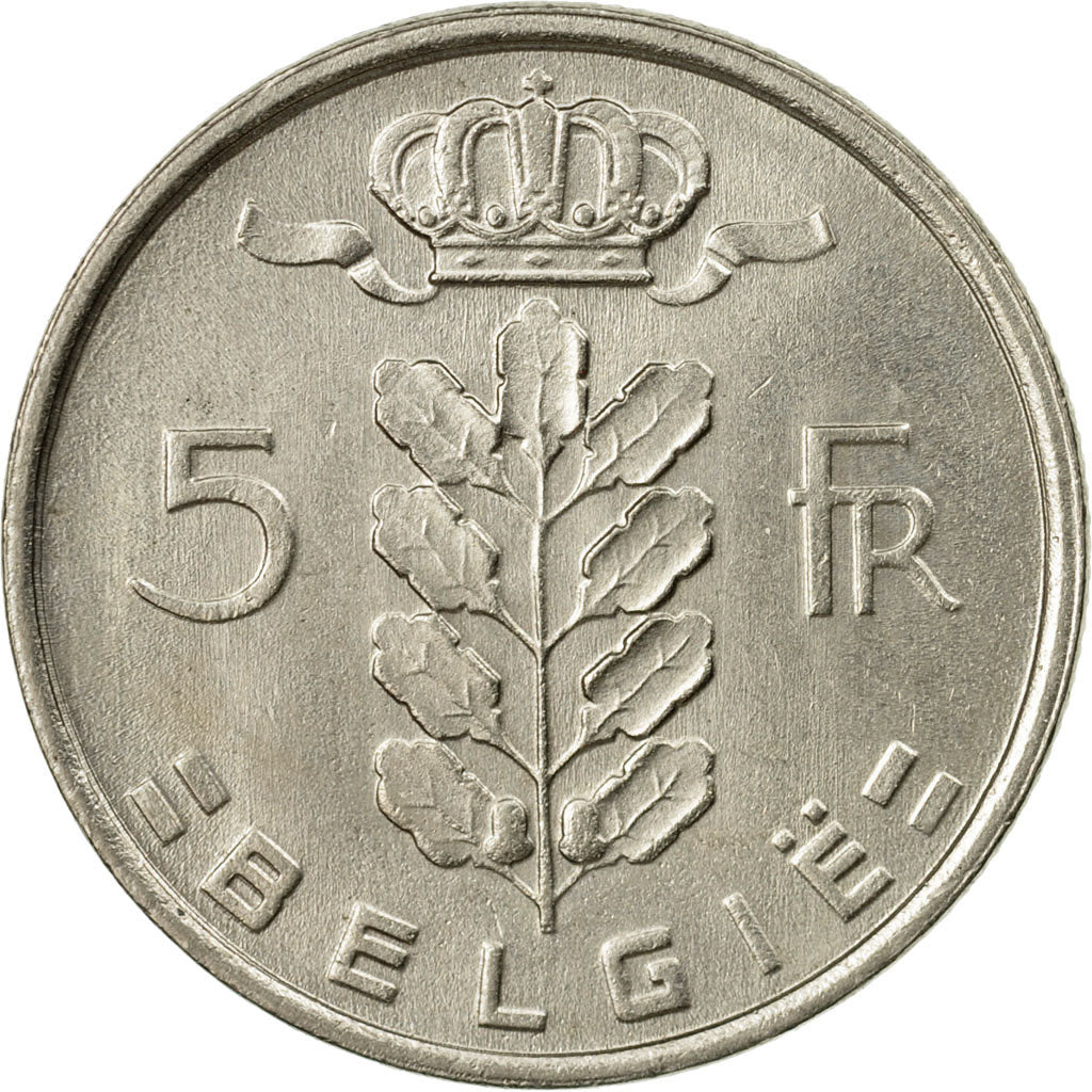 Munten, België, 5 Francs, 5 Frank, 1980, PR, Copper-nickel, KM:135.1