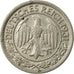 Coin, GERMANY, WEIMAR REPUBLIC, 50 Reichspfennig, 1931, Stuttgart, EF(40-45)