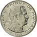 Coin, Monaco, Rainier III, 1/2 Franc, 1989, AU(55-58), Nickel, KM:145