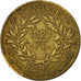 Monnaie, Tunisie, Muhammad al-Nasir Bey, Franc, 1921/AH1340, Paris, TTB, Argent