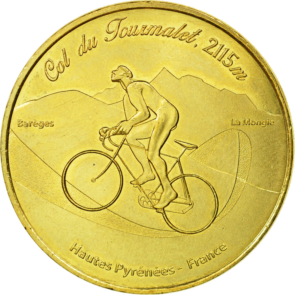 Francia, Token, Touristic token, Bagnères de Bigorre - Col du Tourmalet, 2014