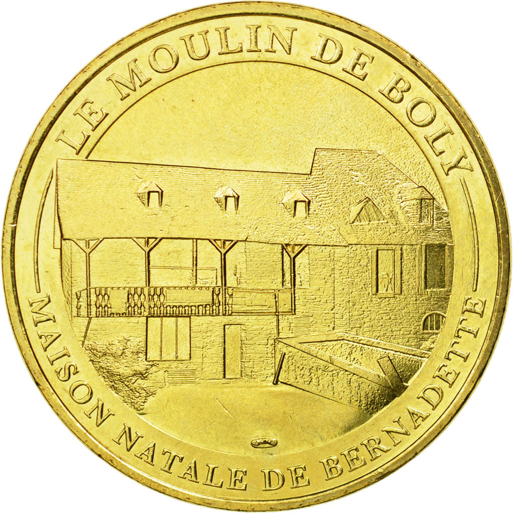 Francia, Token, Touristic token, Lourdes - Moulin de Boly, 2012, MDP, BB