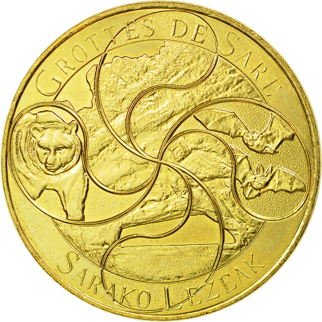 France, Token, Touristic token, Sare - Grottes de Sare Sarako Lezeak, 2016, MDP