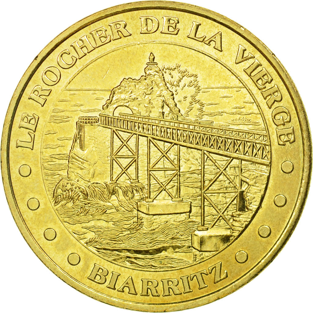Francia, Token, Touristic token, Biarritz - le Rocher de la Vierge, 2012, MDP