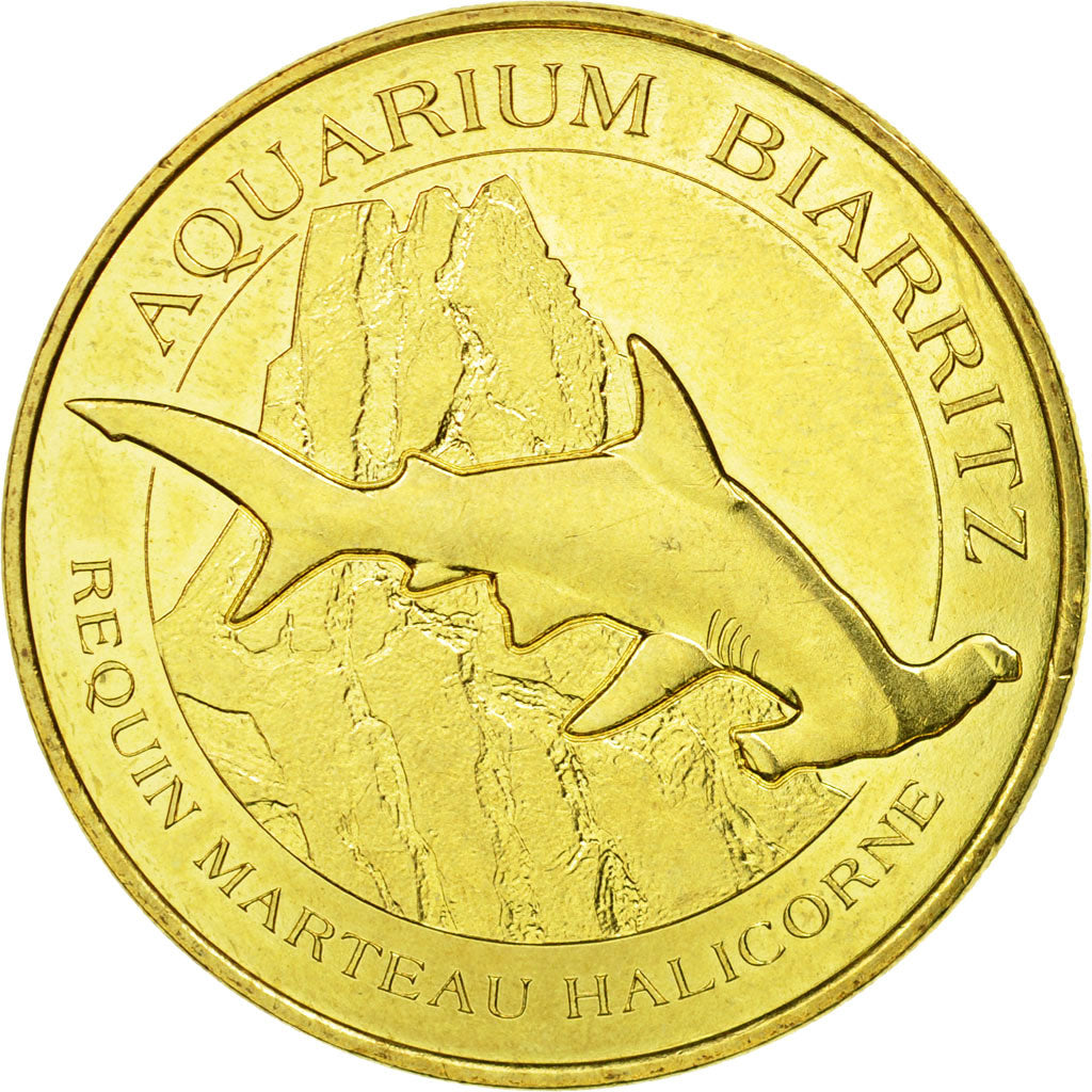 France, Token, Touristic token, Biarritz - Musée de la Mer - Requin marteau
