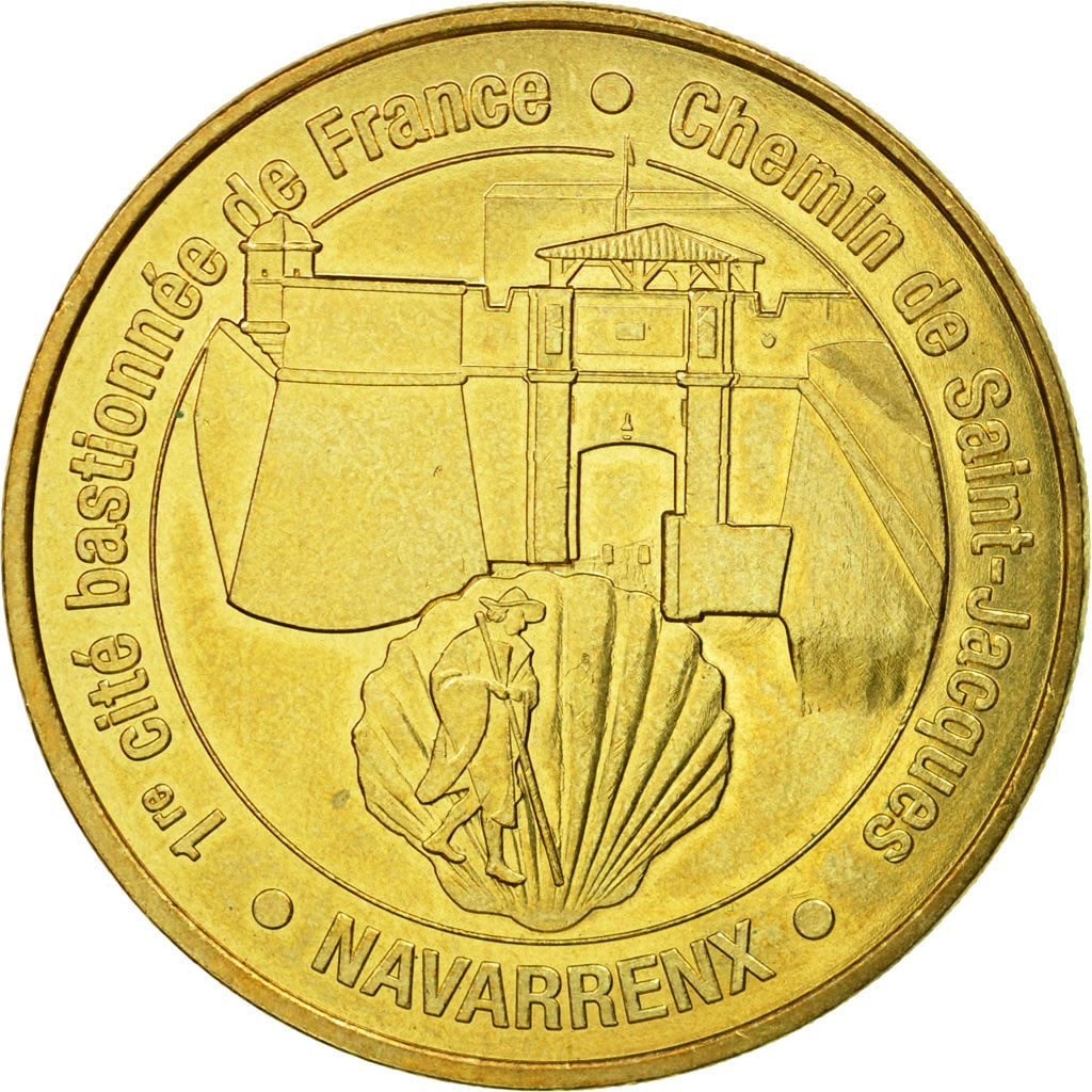 France, Token, Touristic token, 64/ Chemin de Compostelle - Navarrenx, 2010