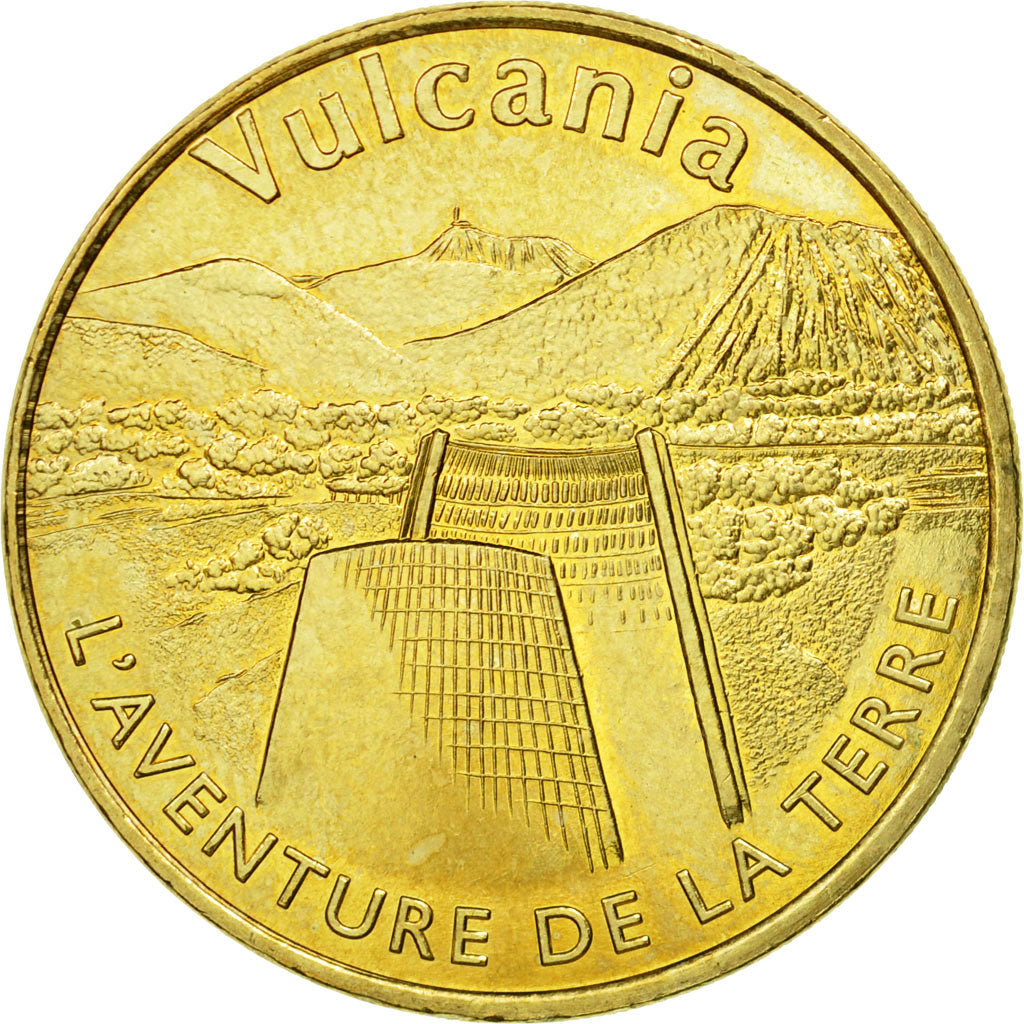 Francia, Token, Touristic token, Saint-Ours-Les-Roches - Vulcania n°8 -