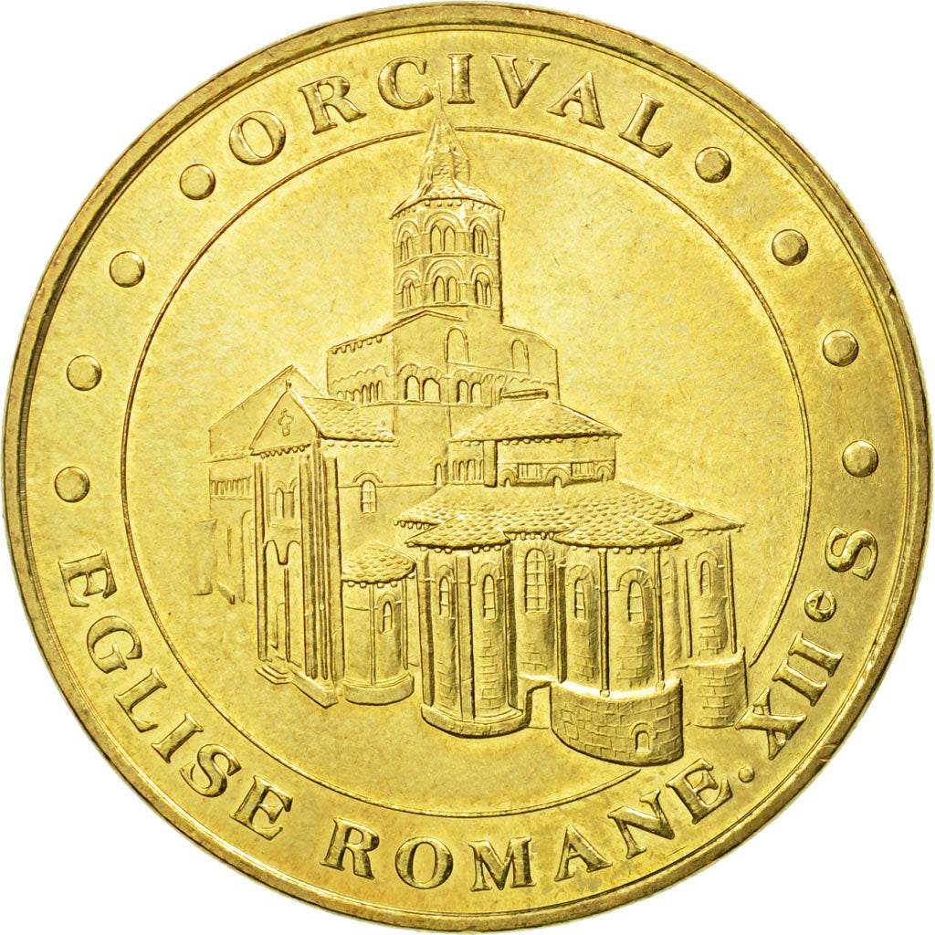 Francia, Token, Touristic token, Orcines - Eglise romane, 2006, MDP, BB