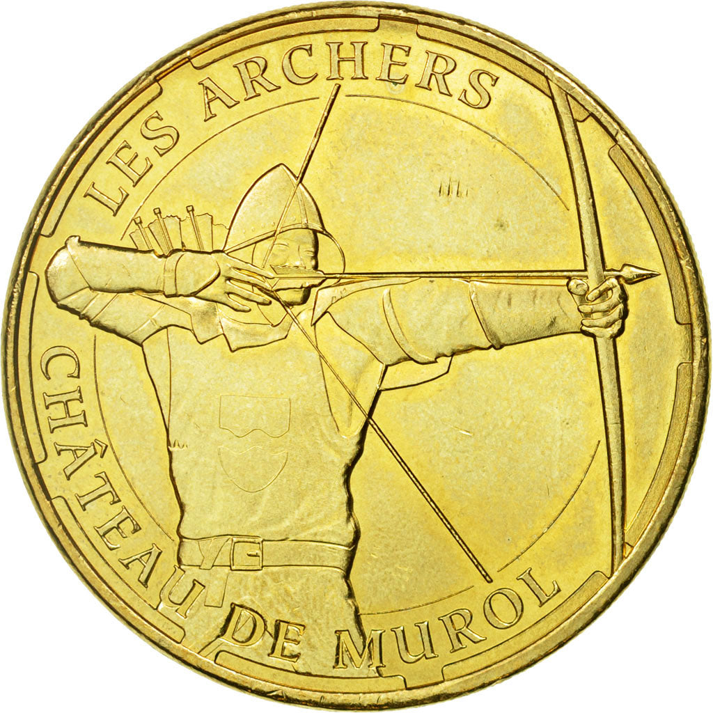 Francia, Token, Touristic token, Murol - le Château n°5 - l'archer, 2014, MDP