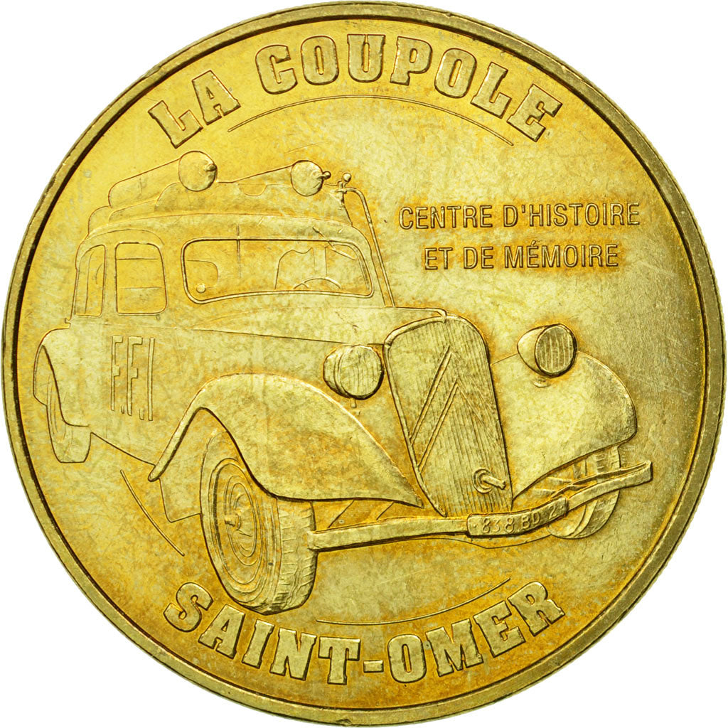 Francia, Token, Touristic token, Helfaut - La coupole n°3, 2010, MDP, BB