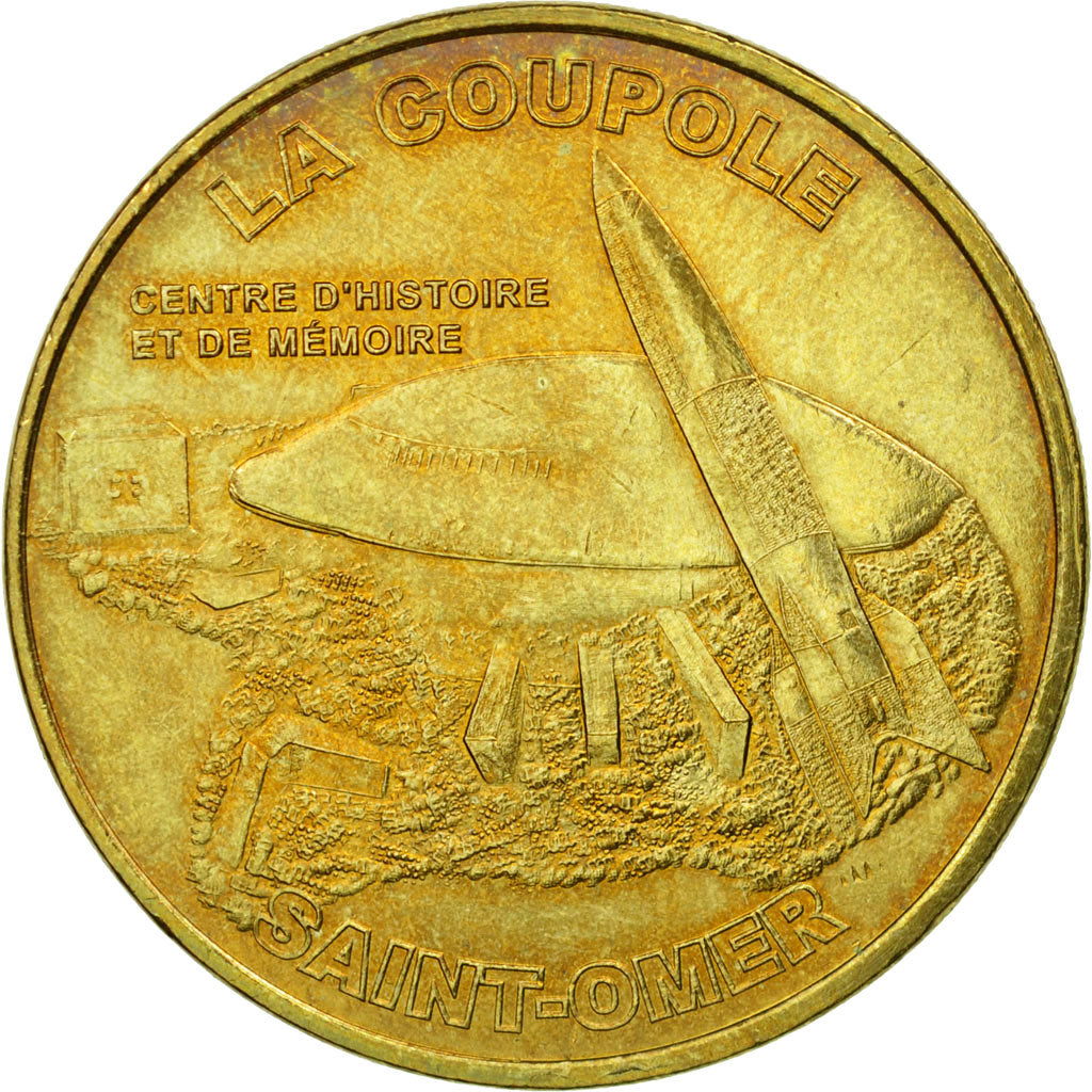Francia, Token, Touristic token, Helfaut - La coupole n°4, 2010, MDP, BB