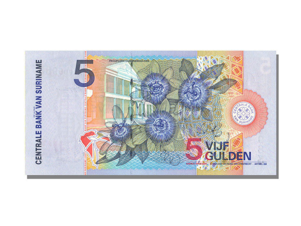 Suriname, 5 Gulden, 2000, KM #146, 2000-01-01, UNC(65-70), AK