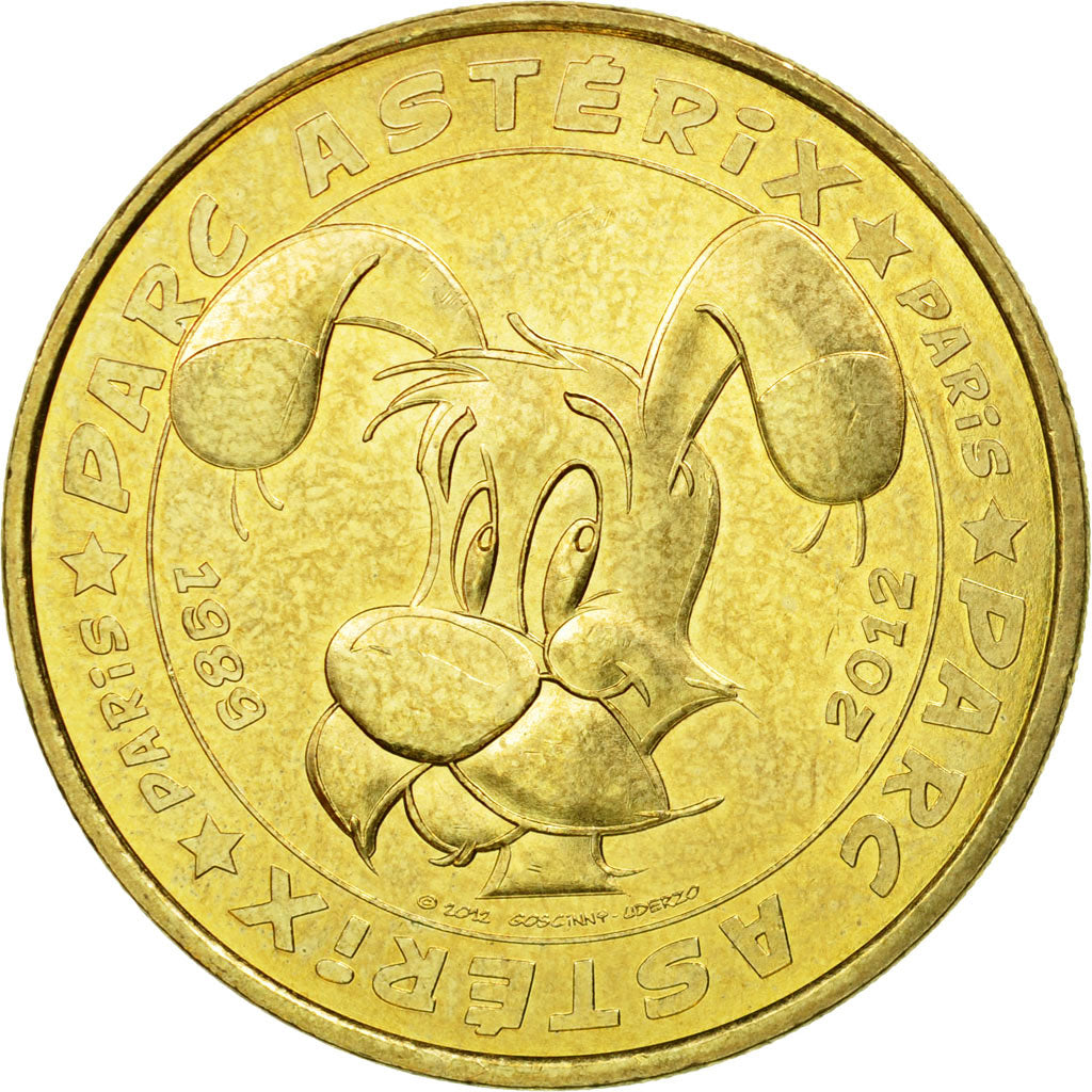 France, Token, Touristic token, Plailly - Parc Astérix n°3, 2012, MDP