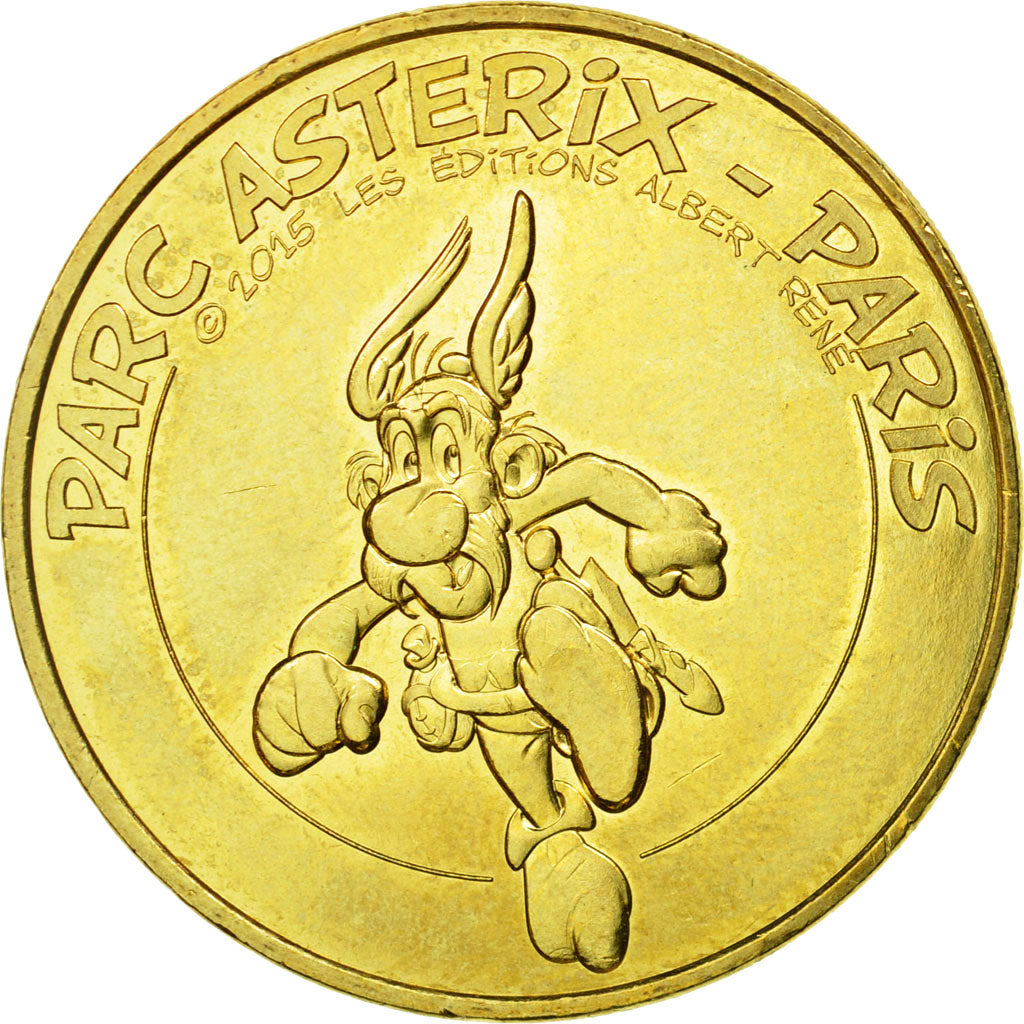 France, Token, Touristic token, Plailly - Parc Astérix n°12, 2015, MDP