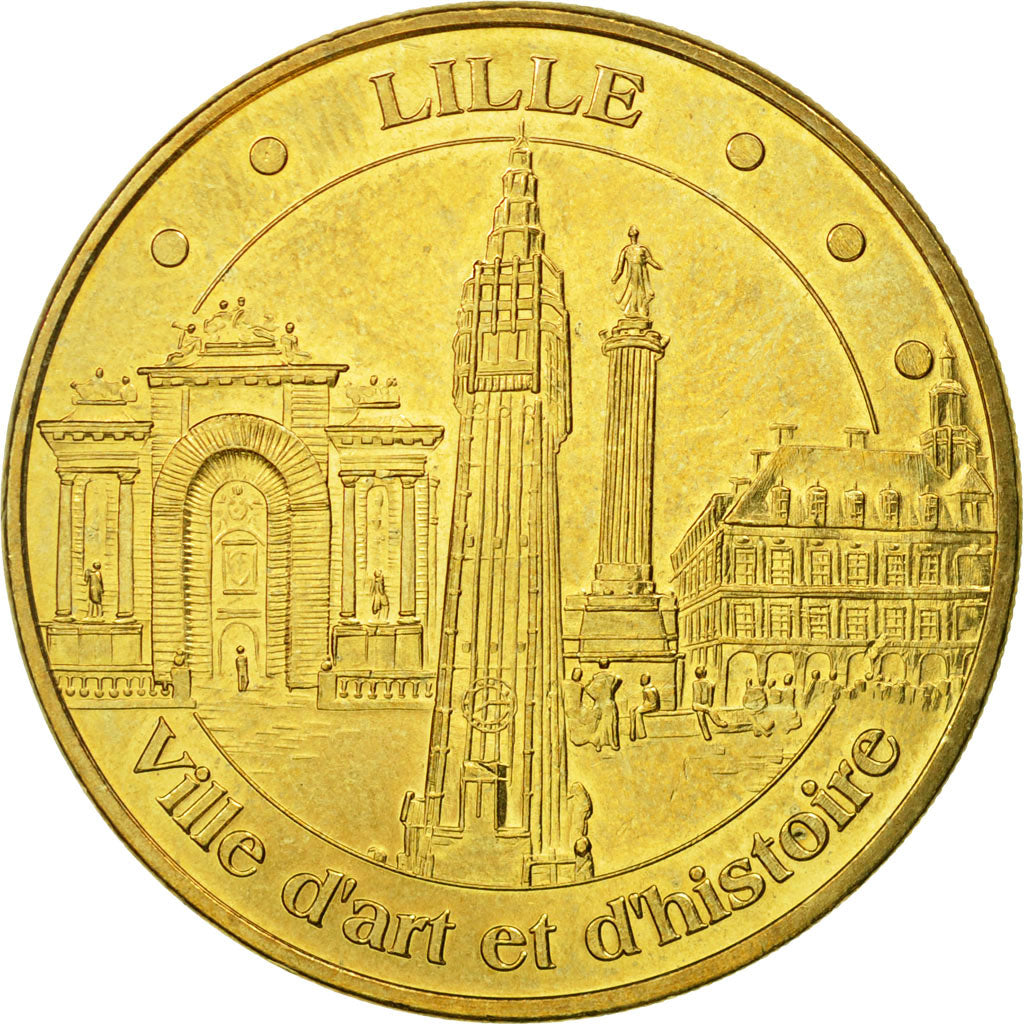 Francia, Token, Touristic token, 59/ Lille - Ville d'Art et d'Histoire, 2013
