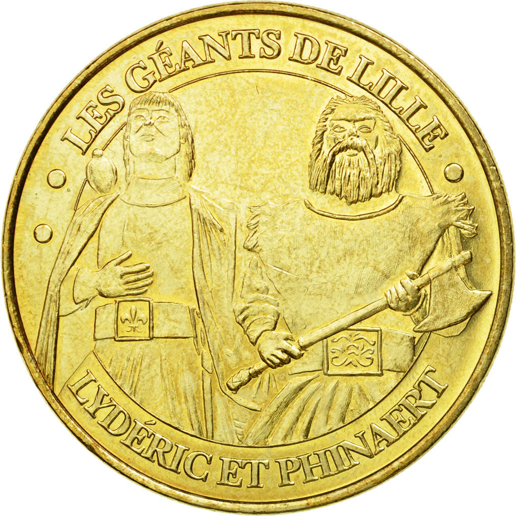 Francia, Token, Touristic token, Lille - Les Géants, 2012, MDP, BB
