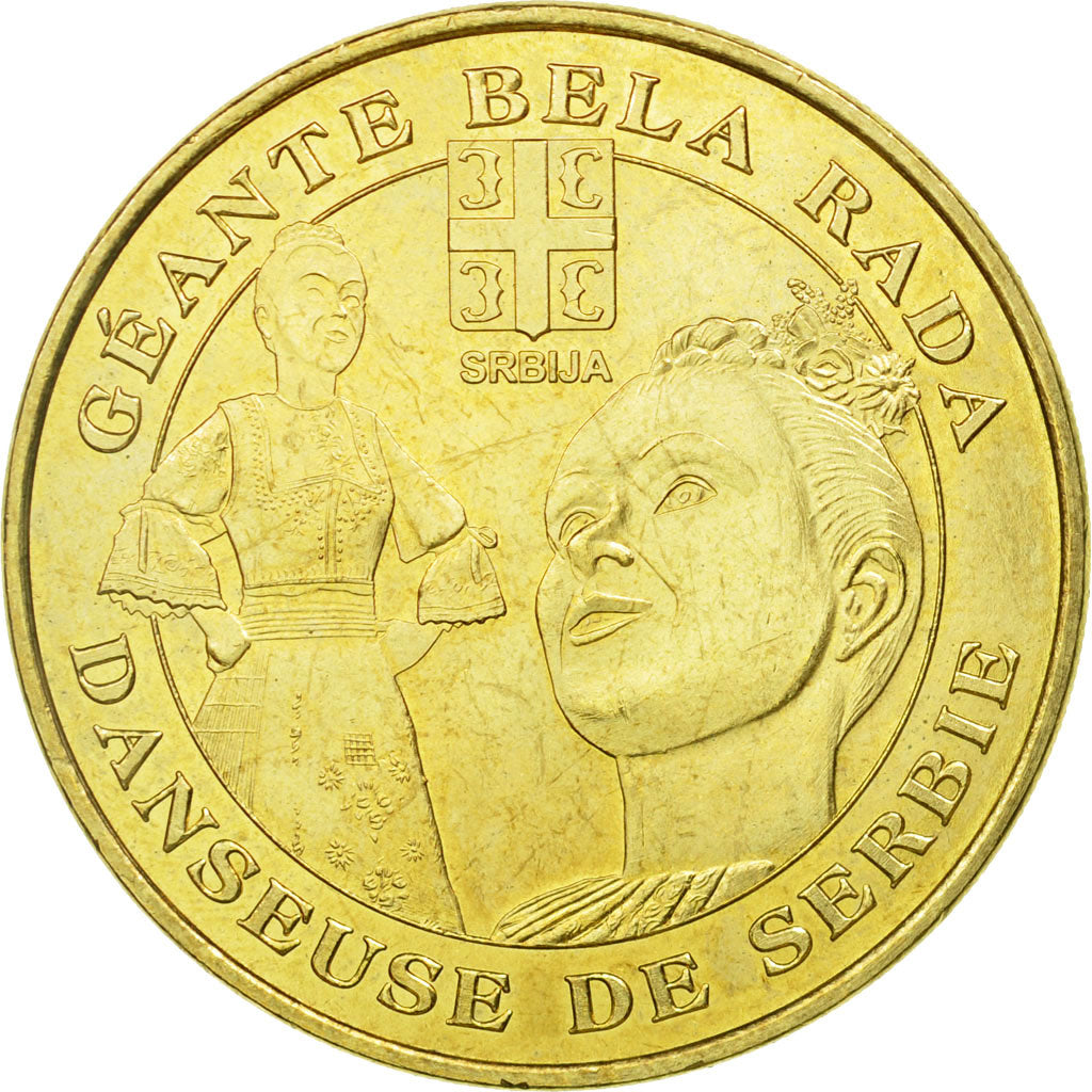 Francia, Token, Touristic token, Orchies - Géante Bela Rada, danseuse de