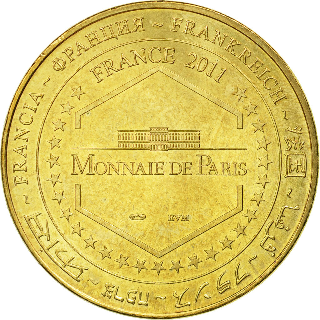 Francia, Token, Touristic token, 60/ Pavillon de Manse - Chantilly, 2011, MDP