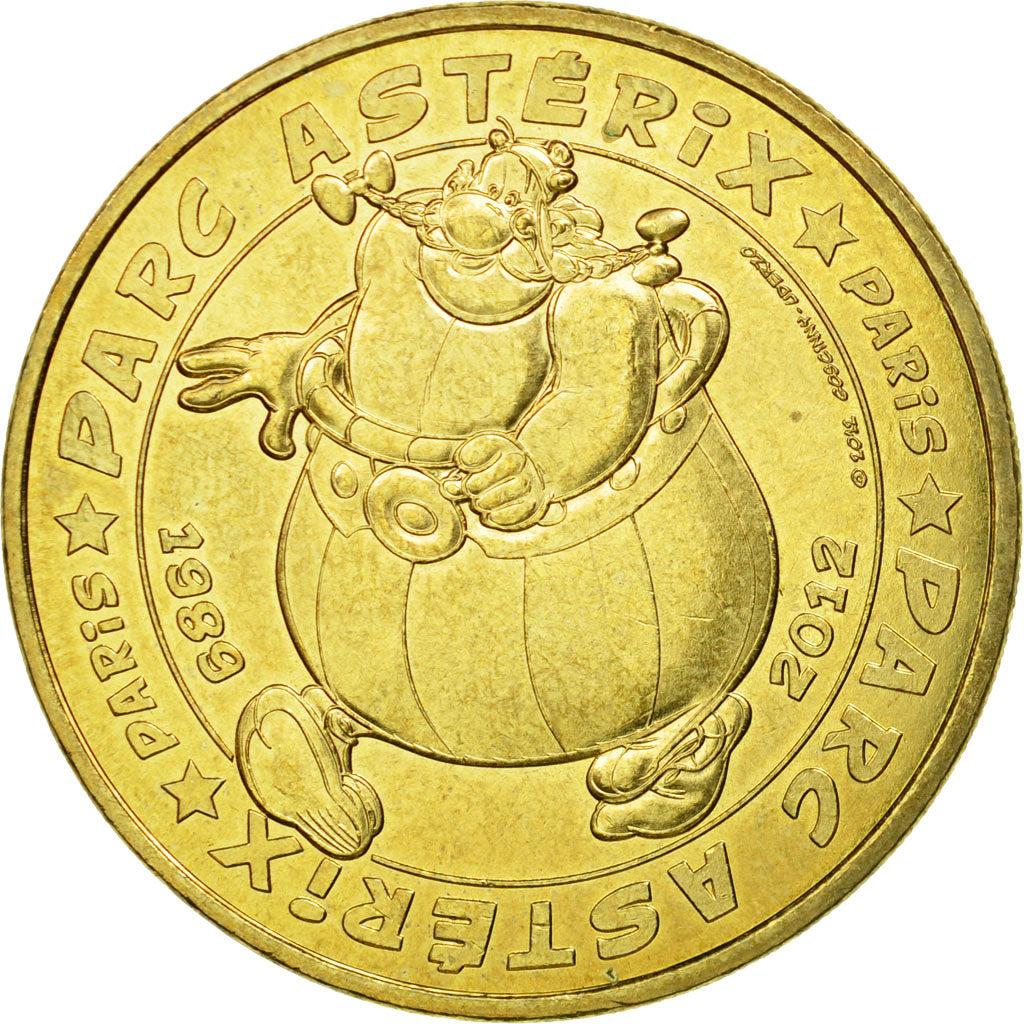 France, Token, Touristic token, Plailly - Parc Astérix n°2, 2012, MDP