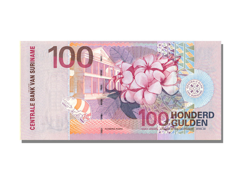Suriname, 100 Gulden, 2000, KM #149, 2000-01-01, UNC(65-70), AN