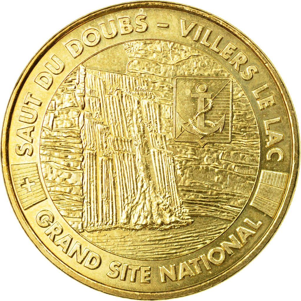 France, Token, Touristic token, Villers-le-Lac - Le saut du Doubs n°5, 2011