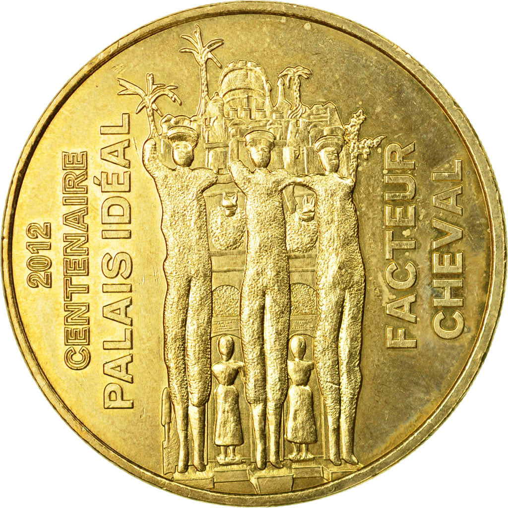 France, Token, Touristic token, 26/ Palais idéal du facteur cheval -