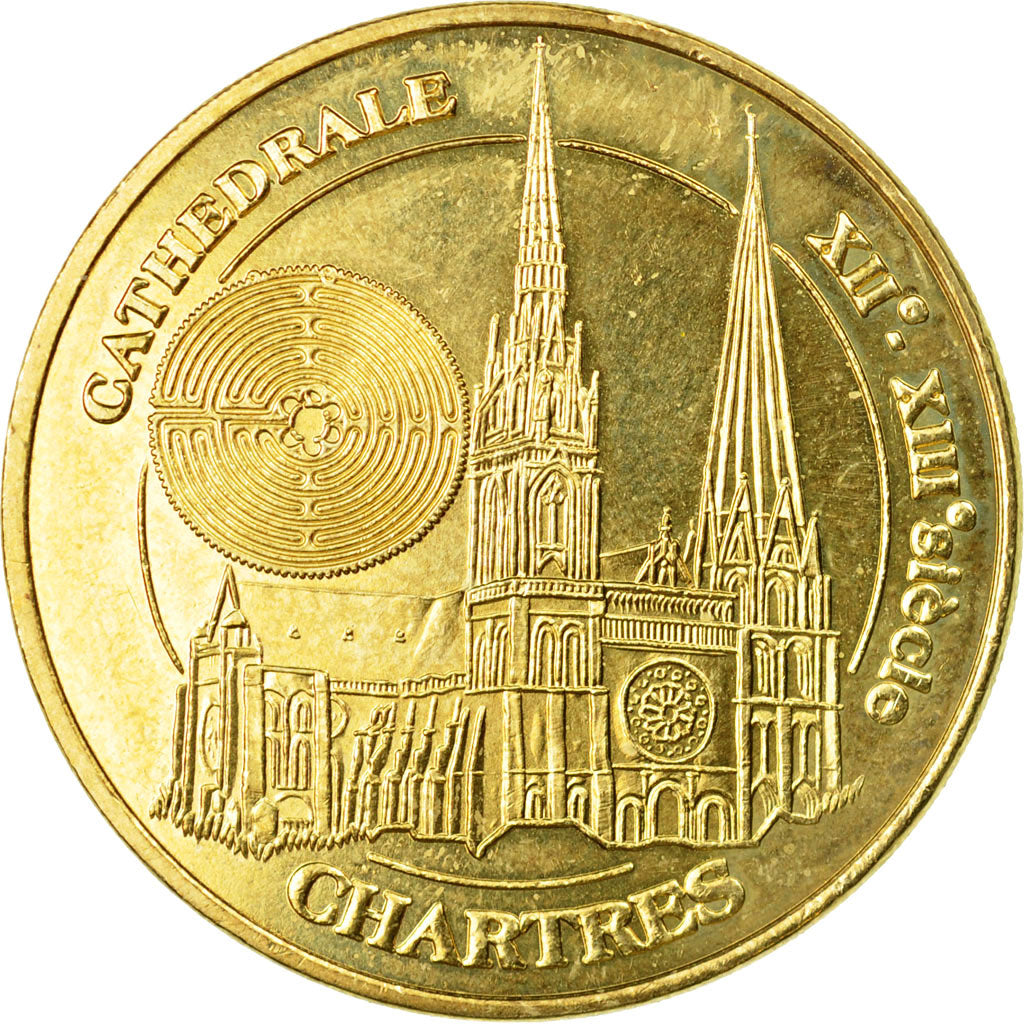 Francia, Token, Touristic token, Chartres - La Cathédrale n°3, 2011, MDP, BB
