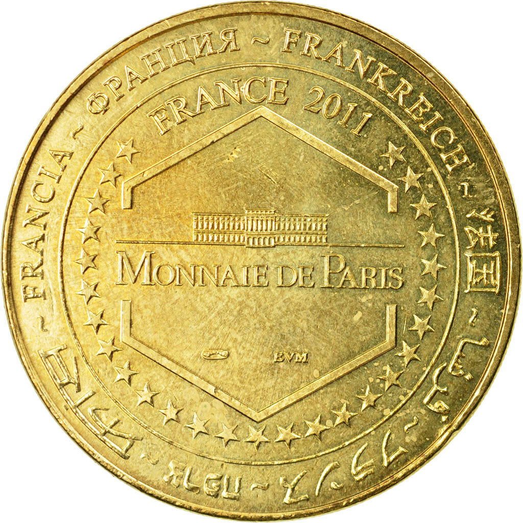Francia, Token, Touristic token, Chartres - La Cathédrale n°3, 2011, MDP, BB