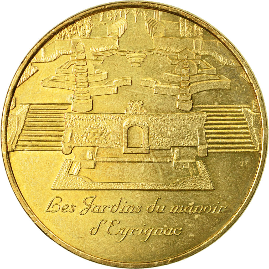 Francia, Token, Touristic token, Salignac - les jardins du manoir n°4, 2010