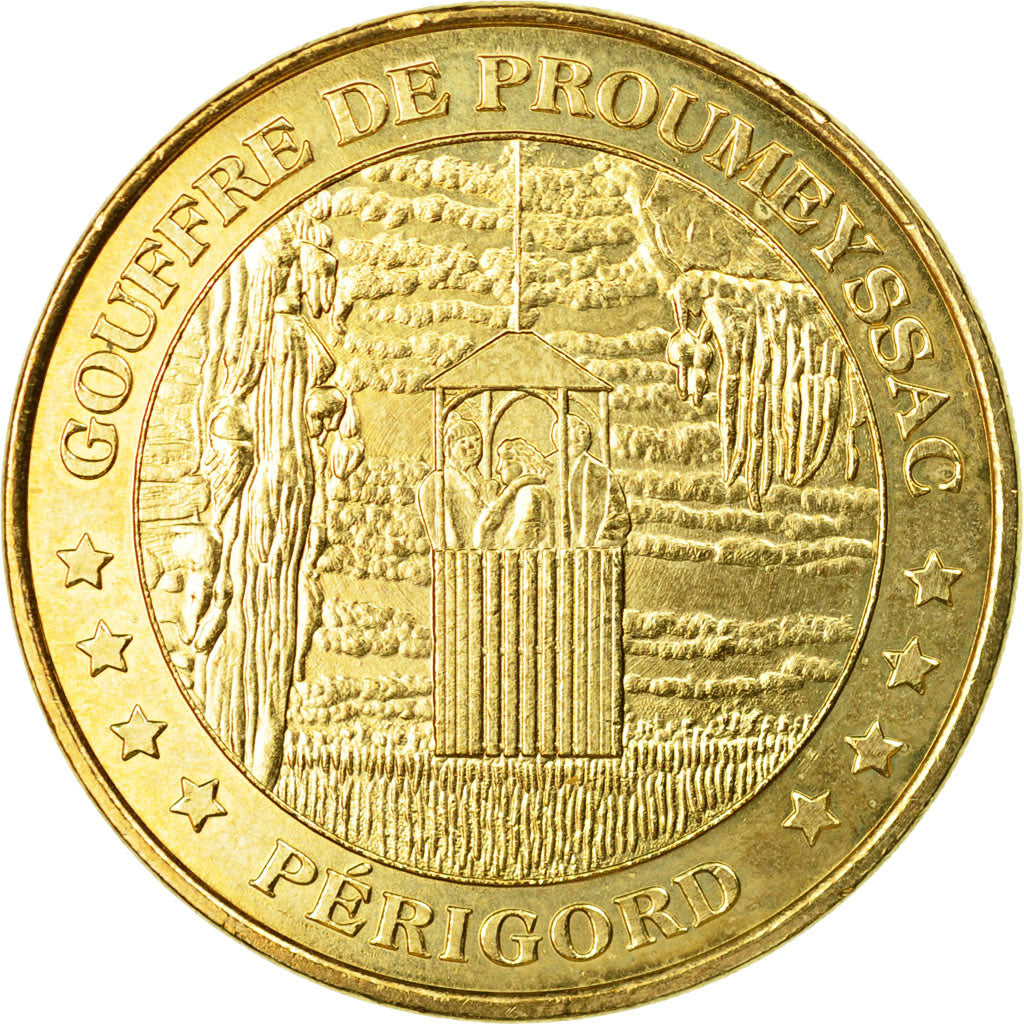 Francia, Token, Touristic token, Audrix - Gouffre de Proumeyssac n°5, 2011