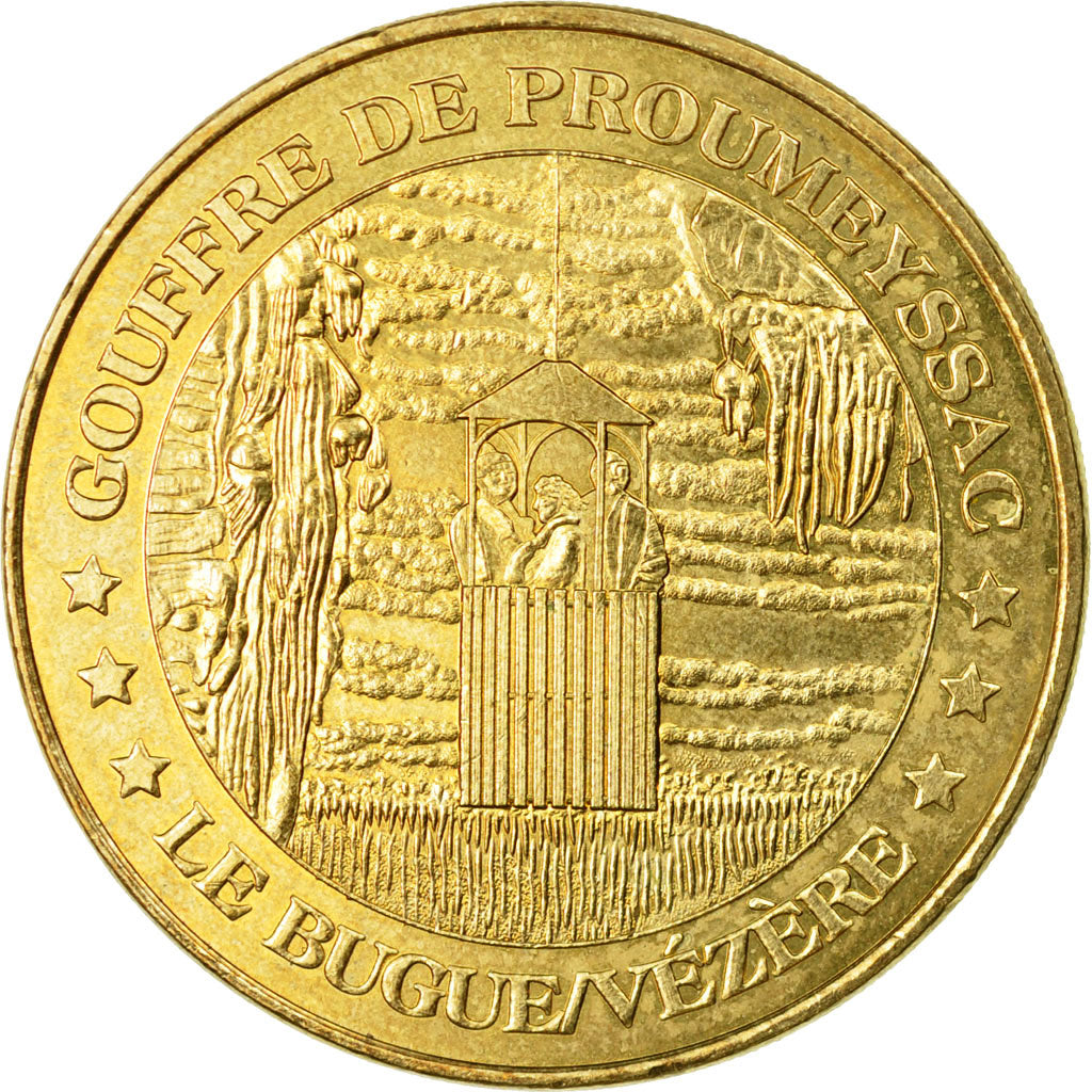 Francia, Token, Touristic token, Audrix - Gouffre de Proumeyssac n°4, 2010