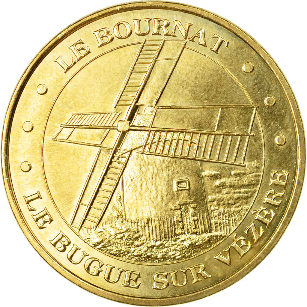 France, Token, Touristic token, Le Bugue - Village du Bournat - moulin, 2011