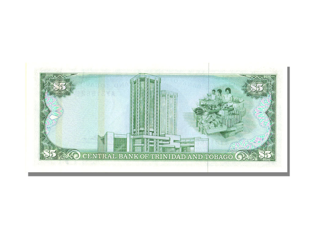 Trinidad and Tobago, 5 Dollars, KM #37b, UNC(65-70), AY