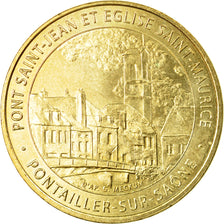 Frankrijk, Token, Toeristisch fiche, Pontailler-sur-Saône - Pont et Eglise