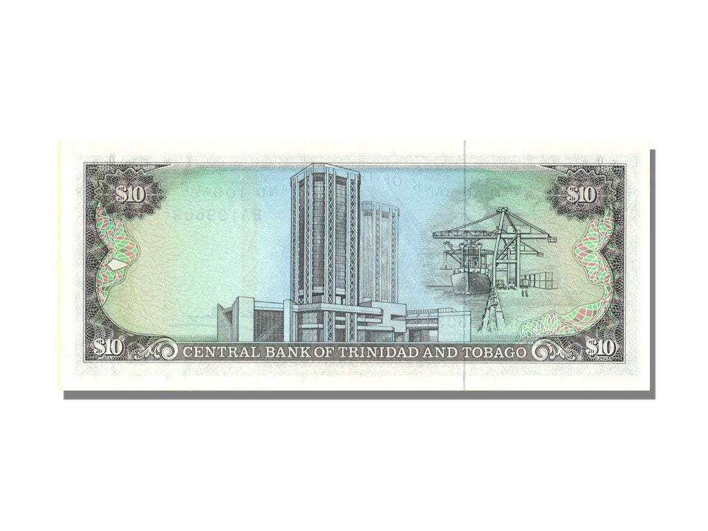 Trinidad and Tobago, 10 Dollars, KM #38b, UNC(65-70), BA