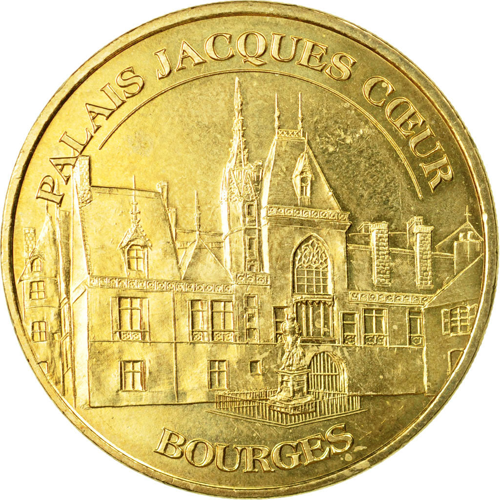 France, Jeton, Jeton Touristique, Bourges - Palais Jacques Coeur n°1, 2012