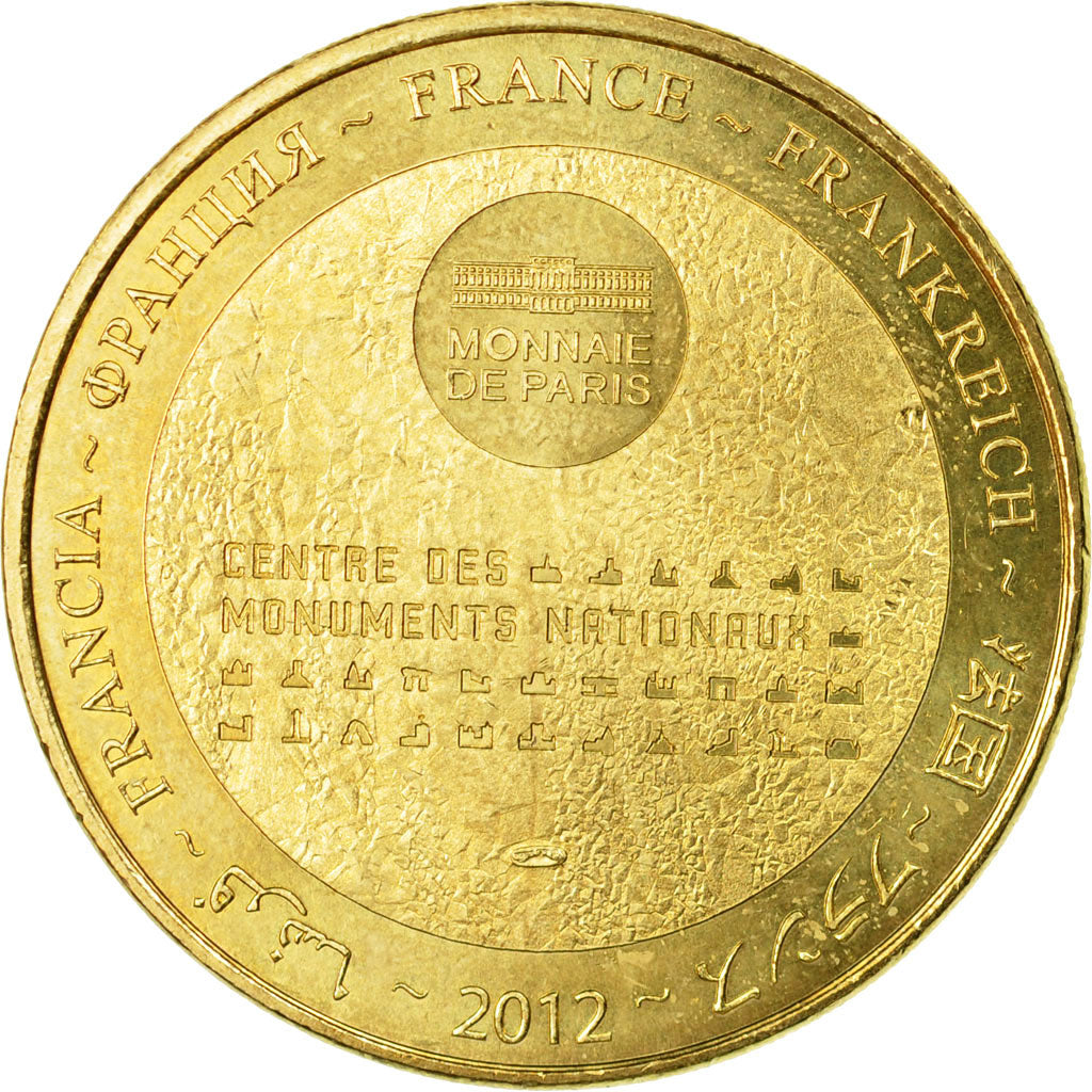 France, Jeton, Jeton Touristique, Bourges - Palais Jacques Coeur n°1, 2012