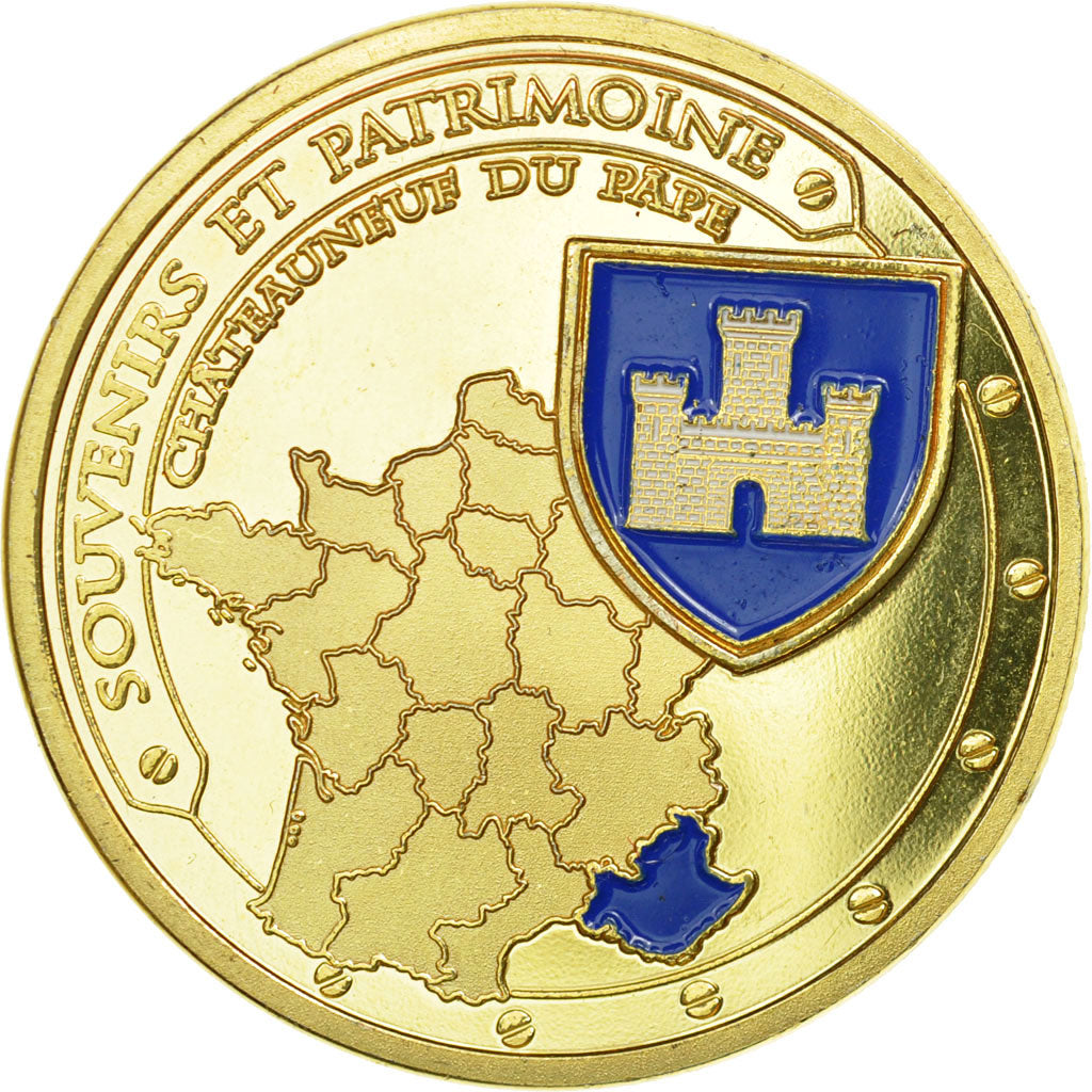 France, Token, Touristic token, 84/ Châteauneuf du Pape, Souvenirs et