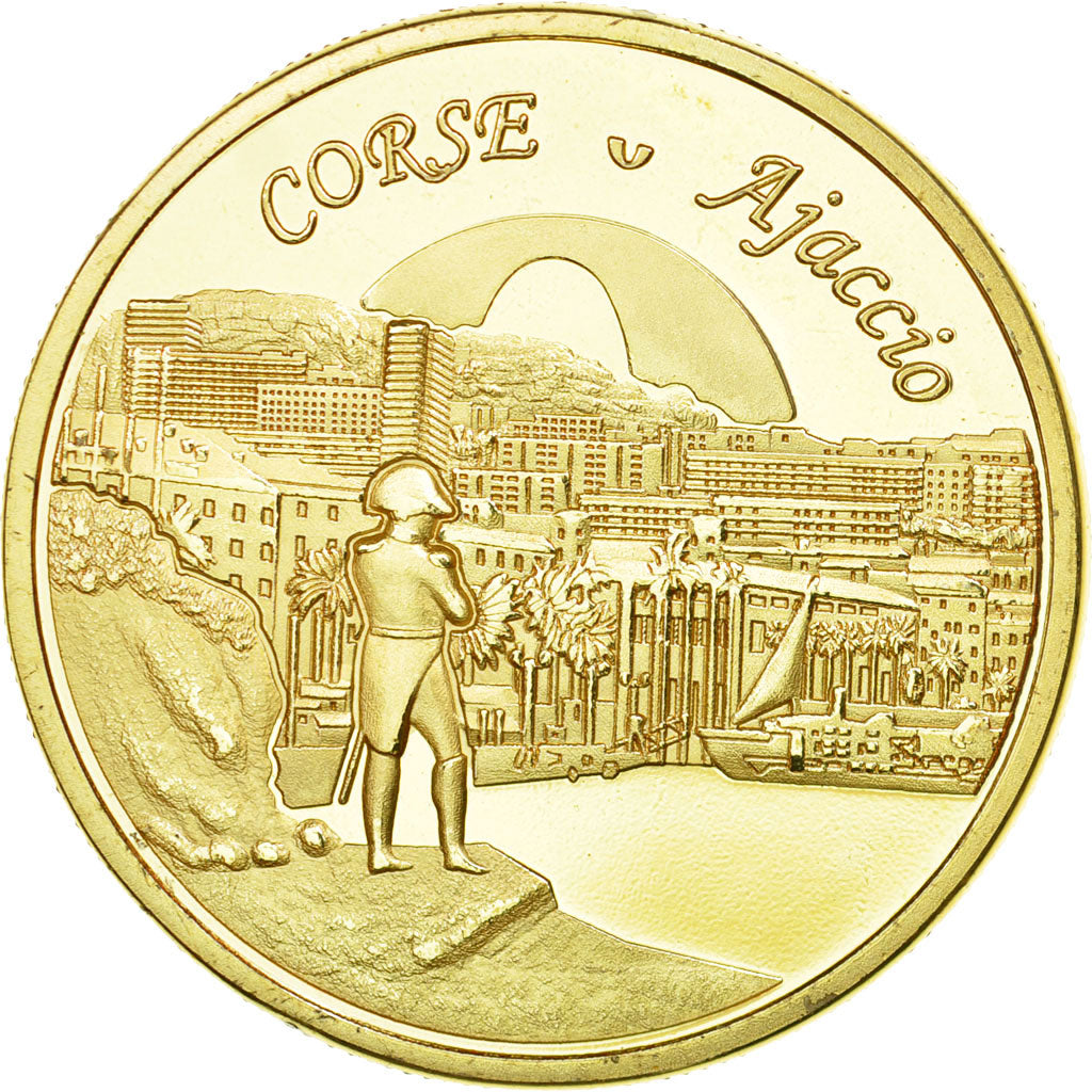 France, Jeton, Jeton Touristique, 20/ Ajaccio, Souvenirs et Patrimoine, TTB