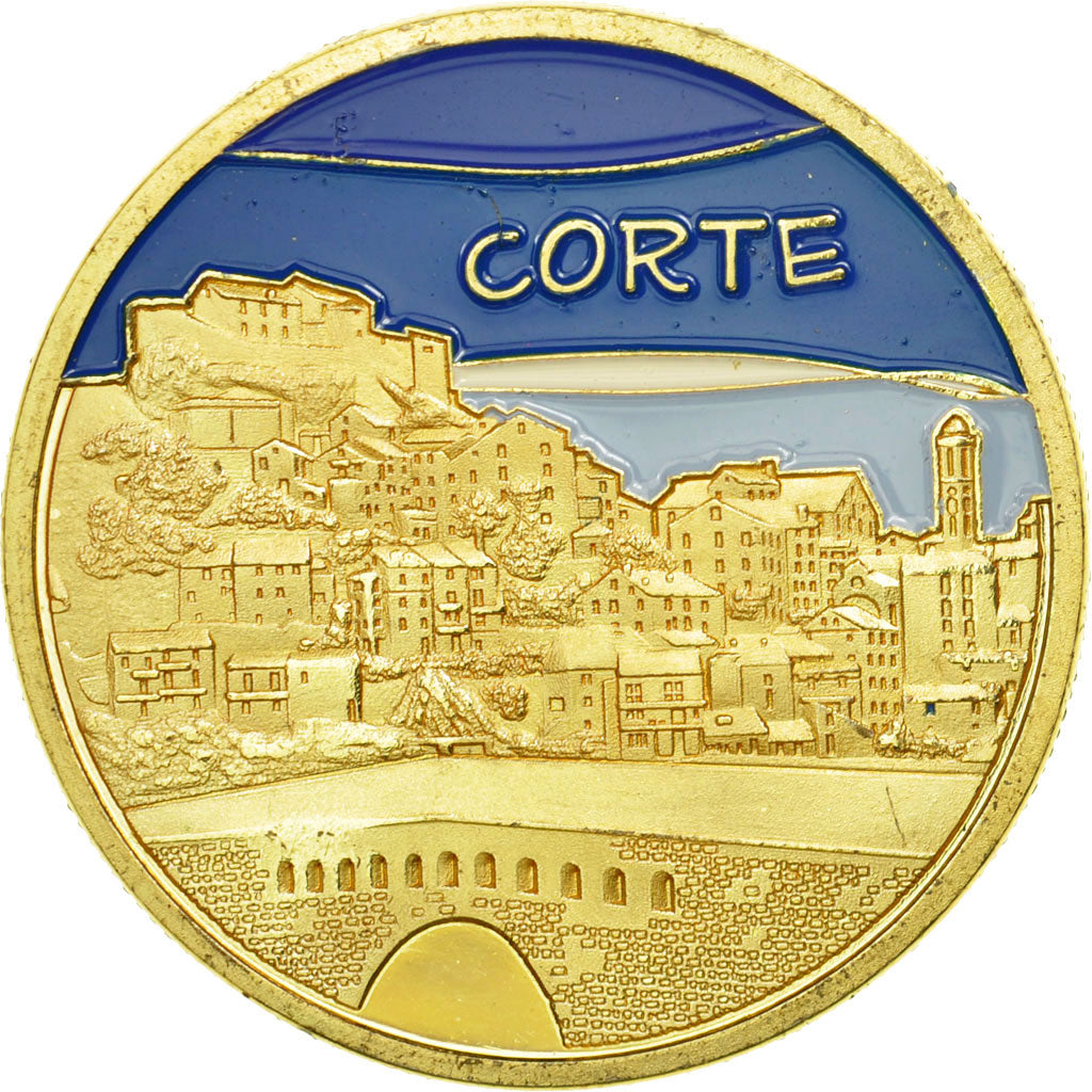 France, Jeton, Jeton Touristique, 20/ Corte, Souvenirs et Patrimoine, TTB