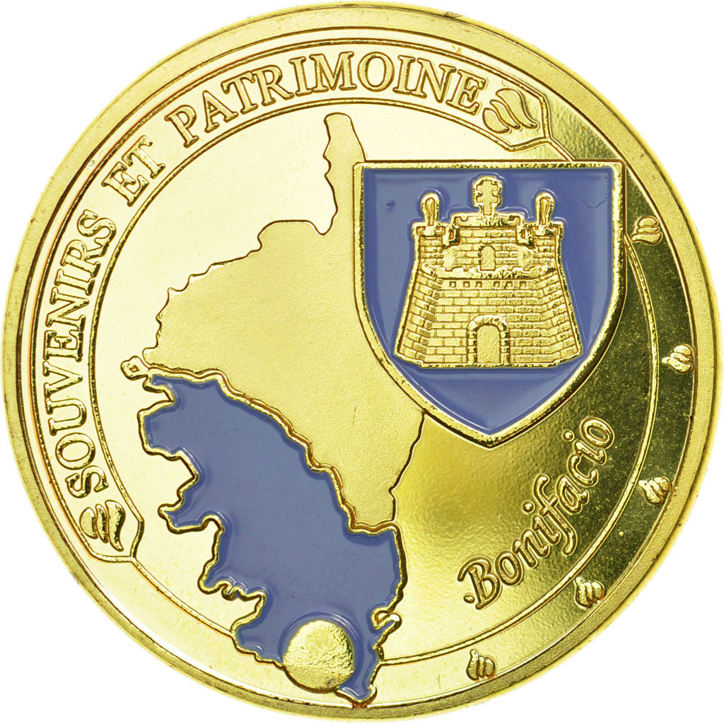 France, Token, Touristic token, 20/ Bonifacio, Souvenirs et Patrimoine