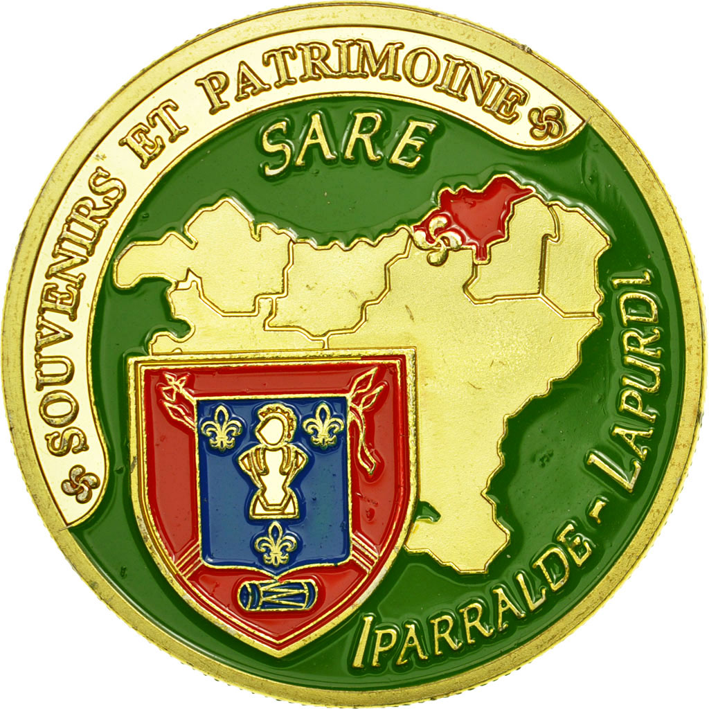 Francia, Token, Touristic token, 64/ Sare - Village, Souvenirs et Patrimoine