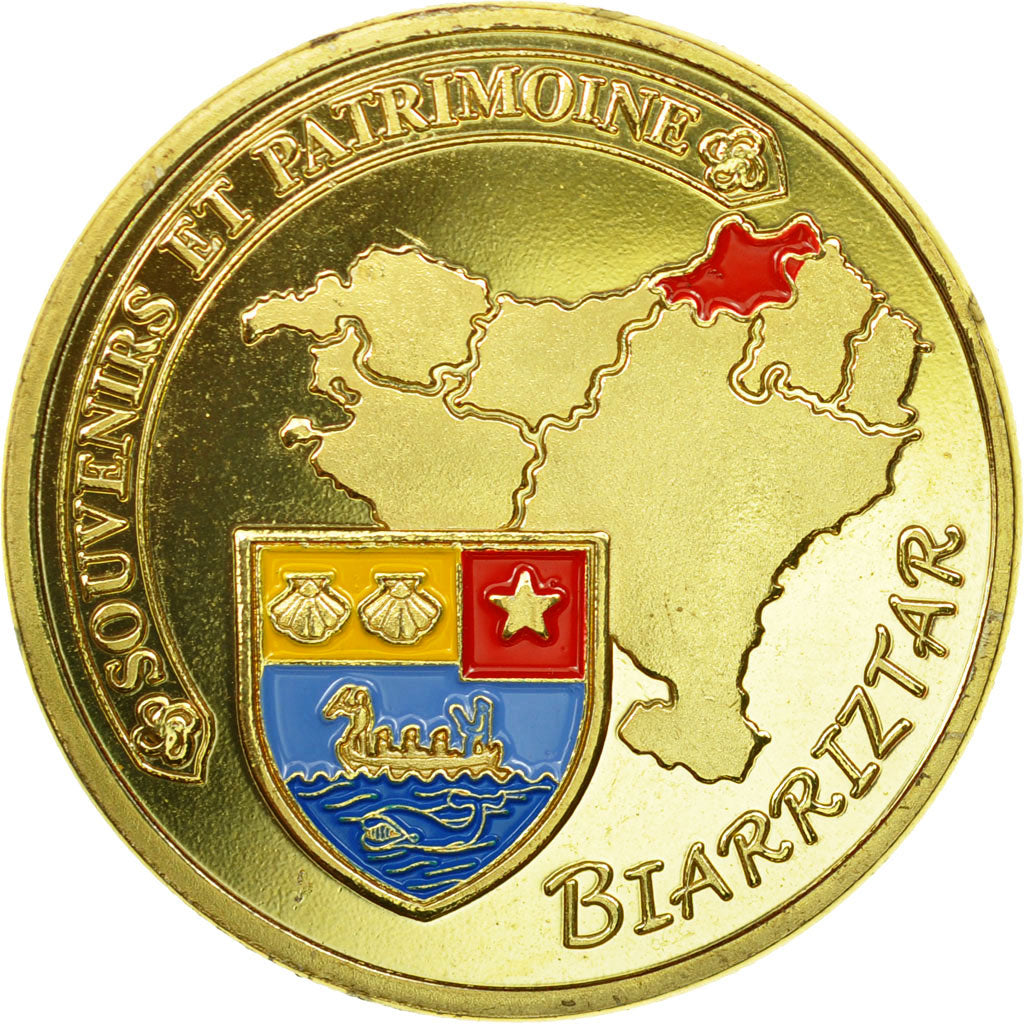 France, Token, Touristic token, 64/ Biarritz - Le surfer, Souvenirs et