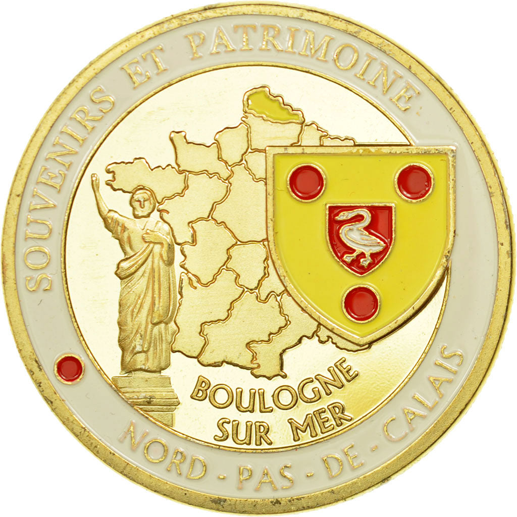 France, Token, Touristic token, 62/ Boulogne sur Mer - Cathédrale, Souvenirs et