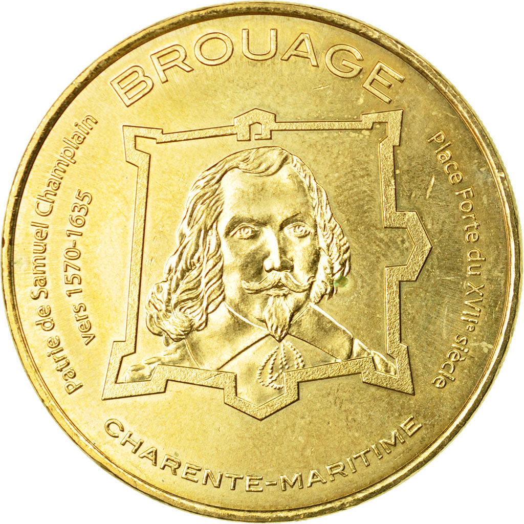 Frankreich, Token, Touristic token, Hiers-Brouage - Samuel Champlain, 2012, MDP