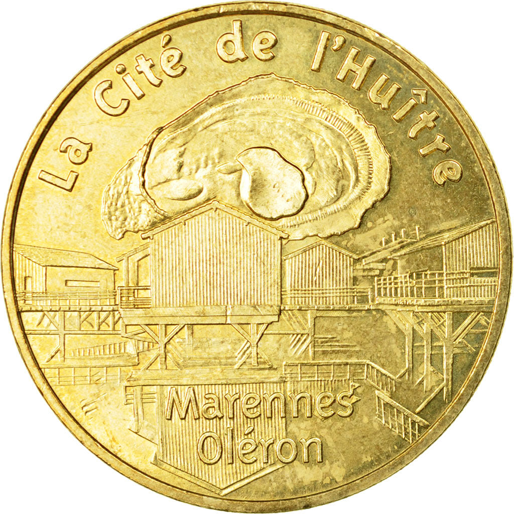 Francia, Token, Touristic token, Marennes - Cité de l'huitre, 2008, MDP, BB