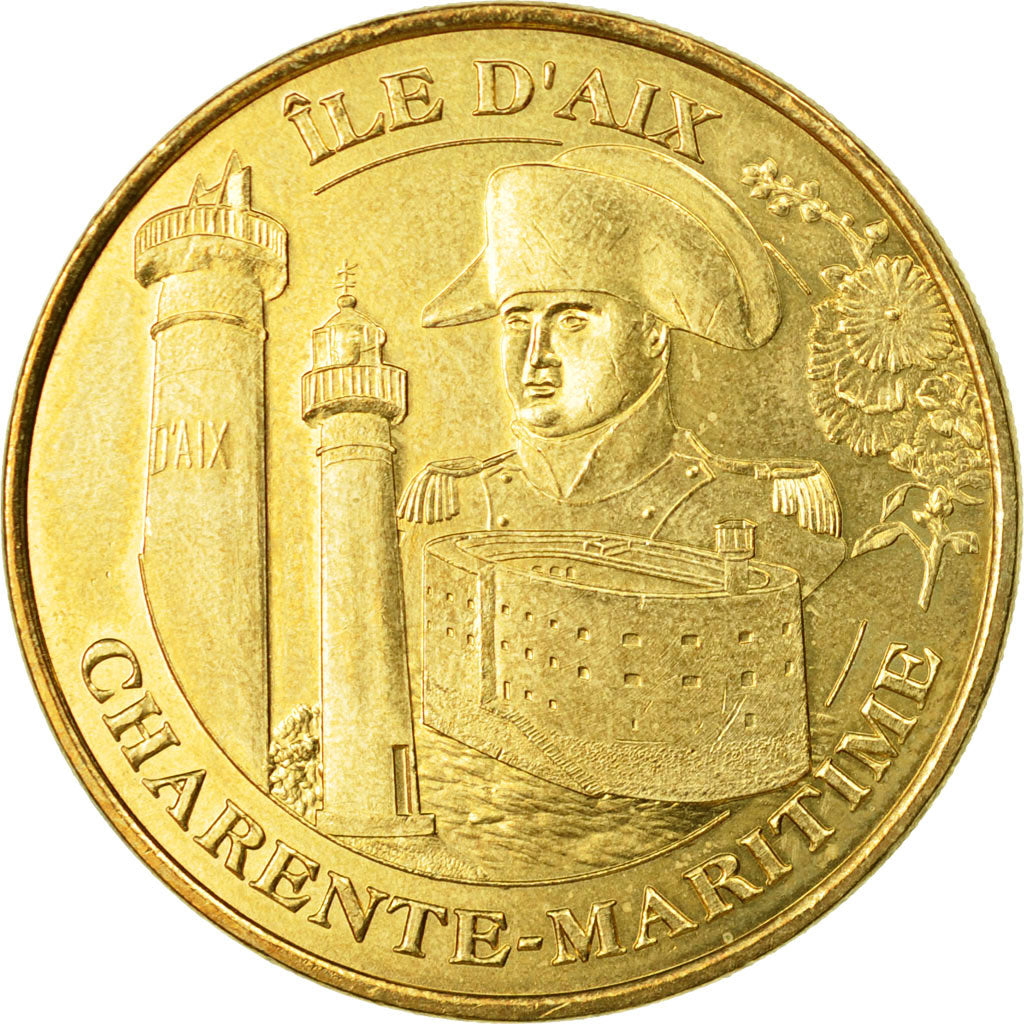 France, Token, Touristic token, Ile d'Aix -  Boyard - Napoléon et le phare