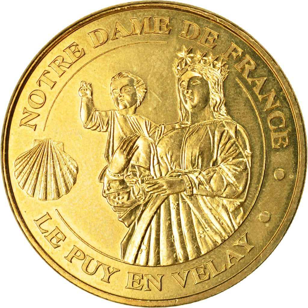 Francia, Token, Touristic token, Le Puy-en-Velay - La Vierge et la Coquille St