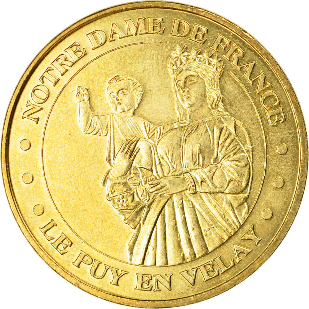 Francia, Token, Touristic token, Le Puy-en-Velay - Statue de Notre Dame, 2011