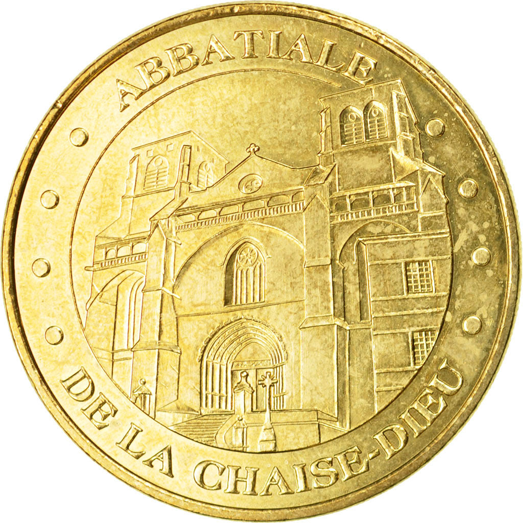 Francia, Token, Touristic token, 43/ Abbatiale de la Chaise-Dieu, 2011, MDP, BB